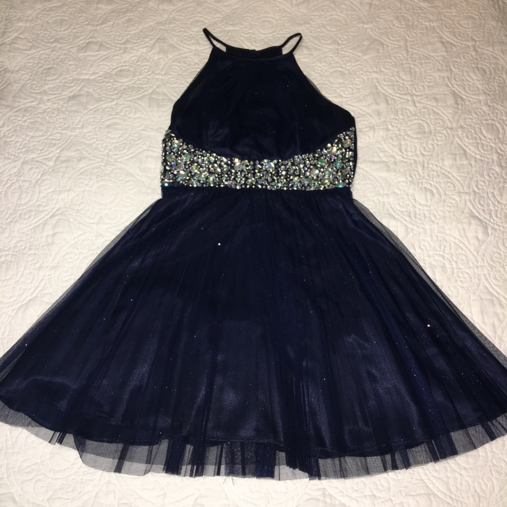 Navy semi-formal dress
